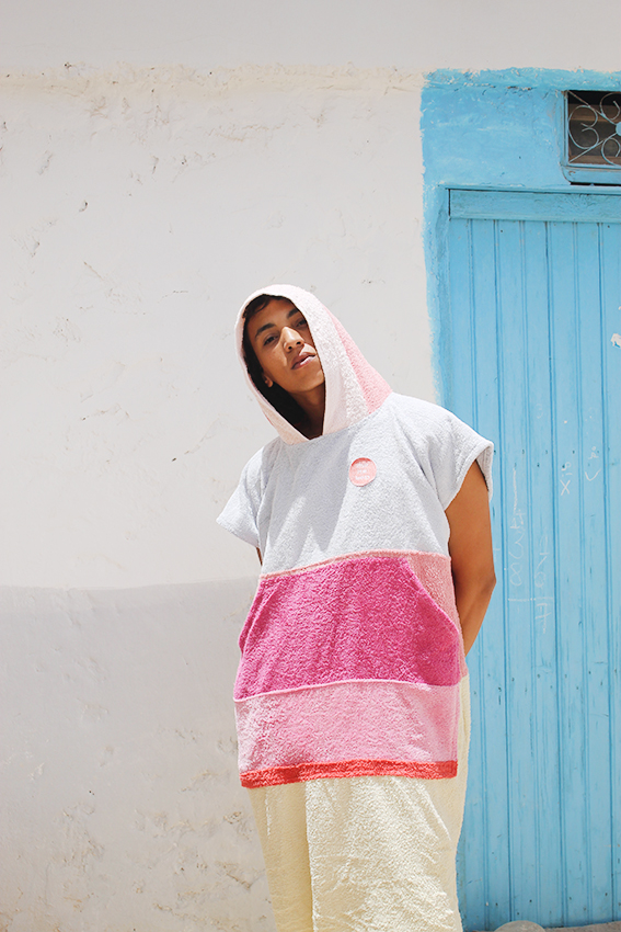 poncho ontworpen door maxime in Marokko