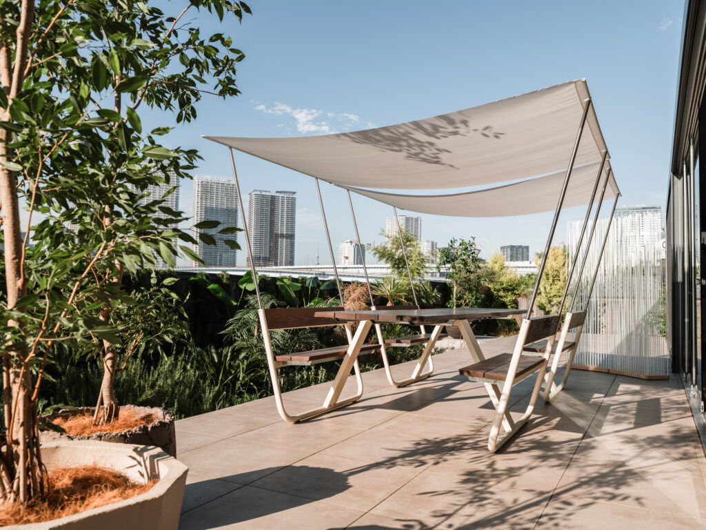 extremis meubel in een hospitality setting